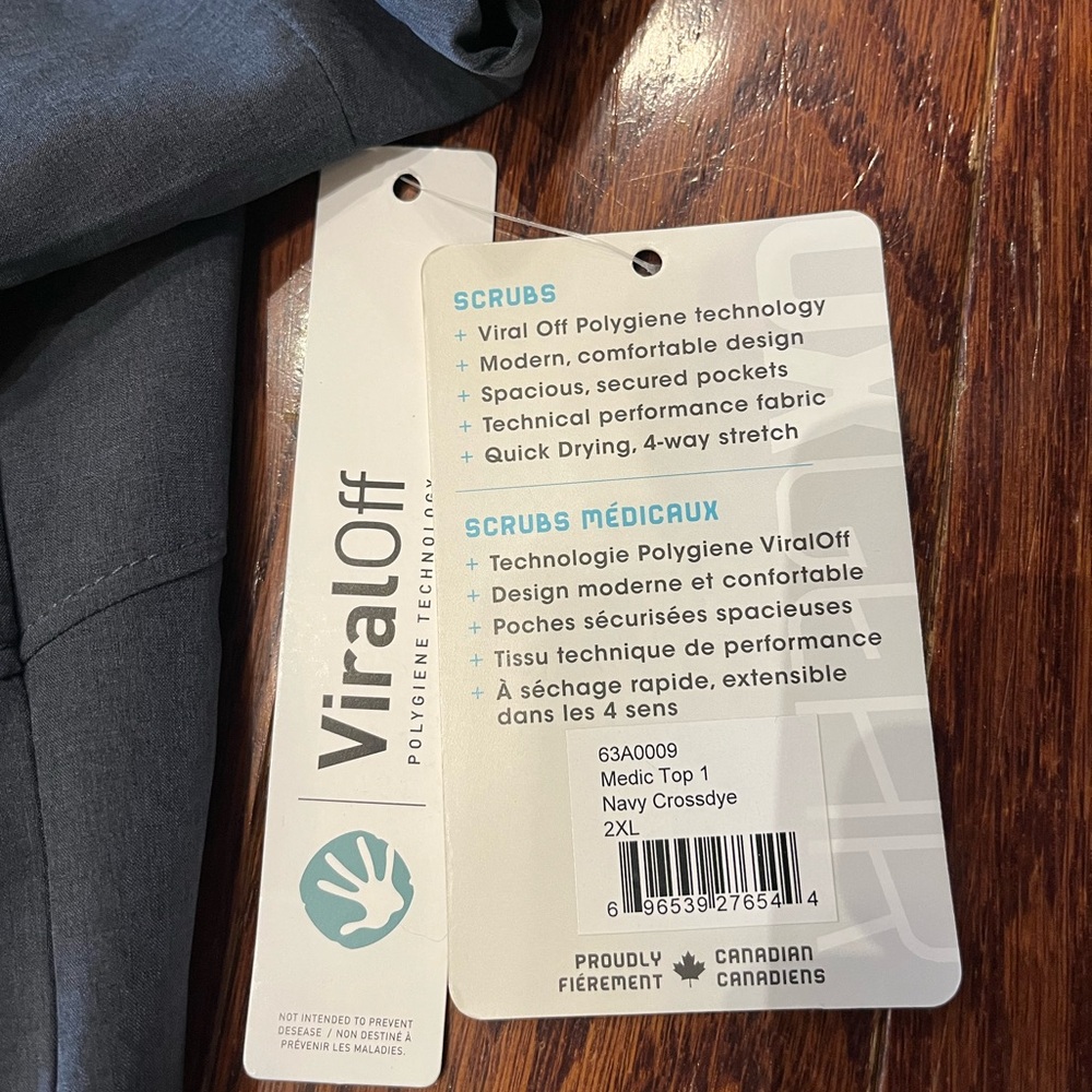 Women’s medical scrubs shirt NWT - Picture 4 of 5